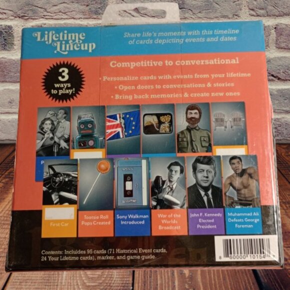 Sealed - Lifetime Lineup Game by Joy for All Ages 8 - 108 - Picture 2 of 7